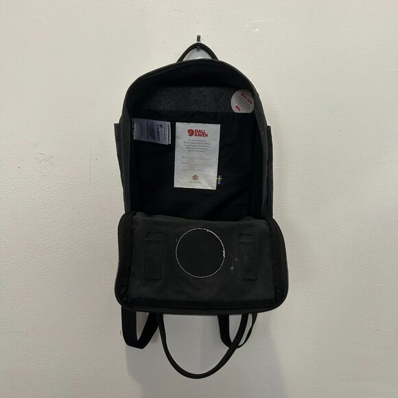 Fjallraven Kanken Backpack Mini Classic Black Used 23561 - Picture 5 of 7